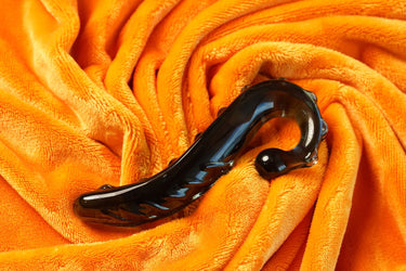 Black Glass Yoni Wand - The Octopussy: G - Spot Magik - Yoni Wanderland